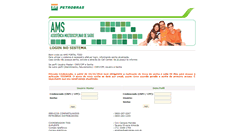 Desktop Screenshot of amstiss.petrobras.com.br