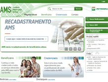 Tablet Screenshot of ams.petrobras.com.br